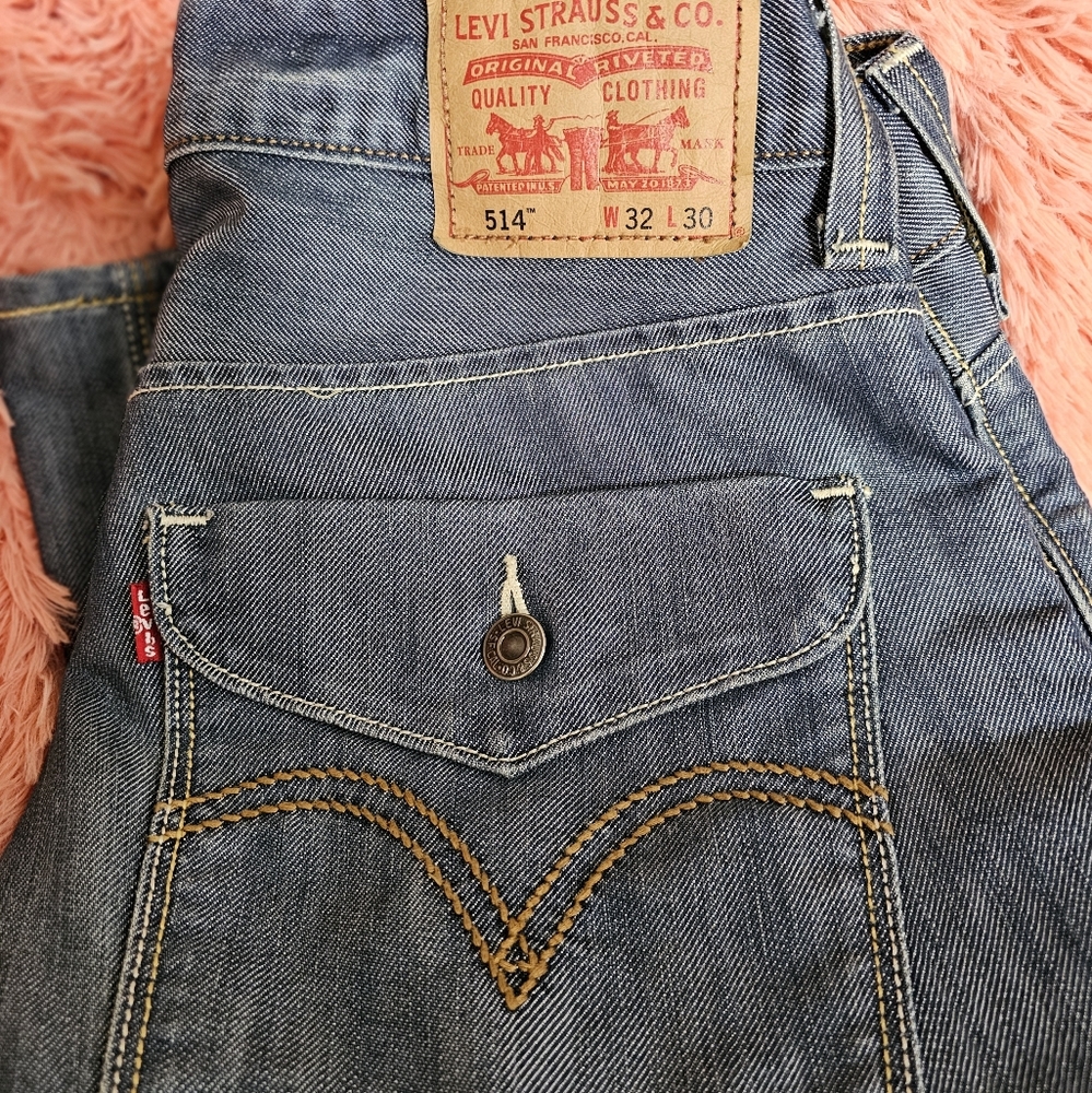 New! Levi's 514 Slim Fit Men Jeans(32Wx30L)